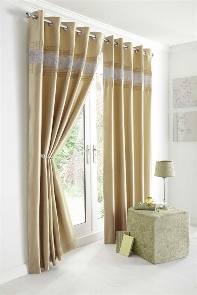 Creating a look with faux silk curtains
