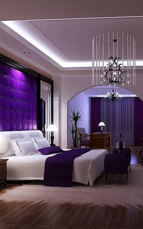 Ravishing Purple Bedroom Design ideas