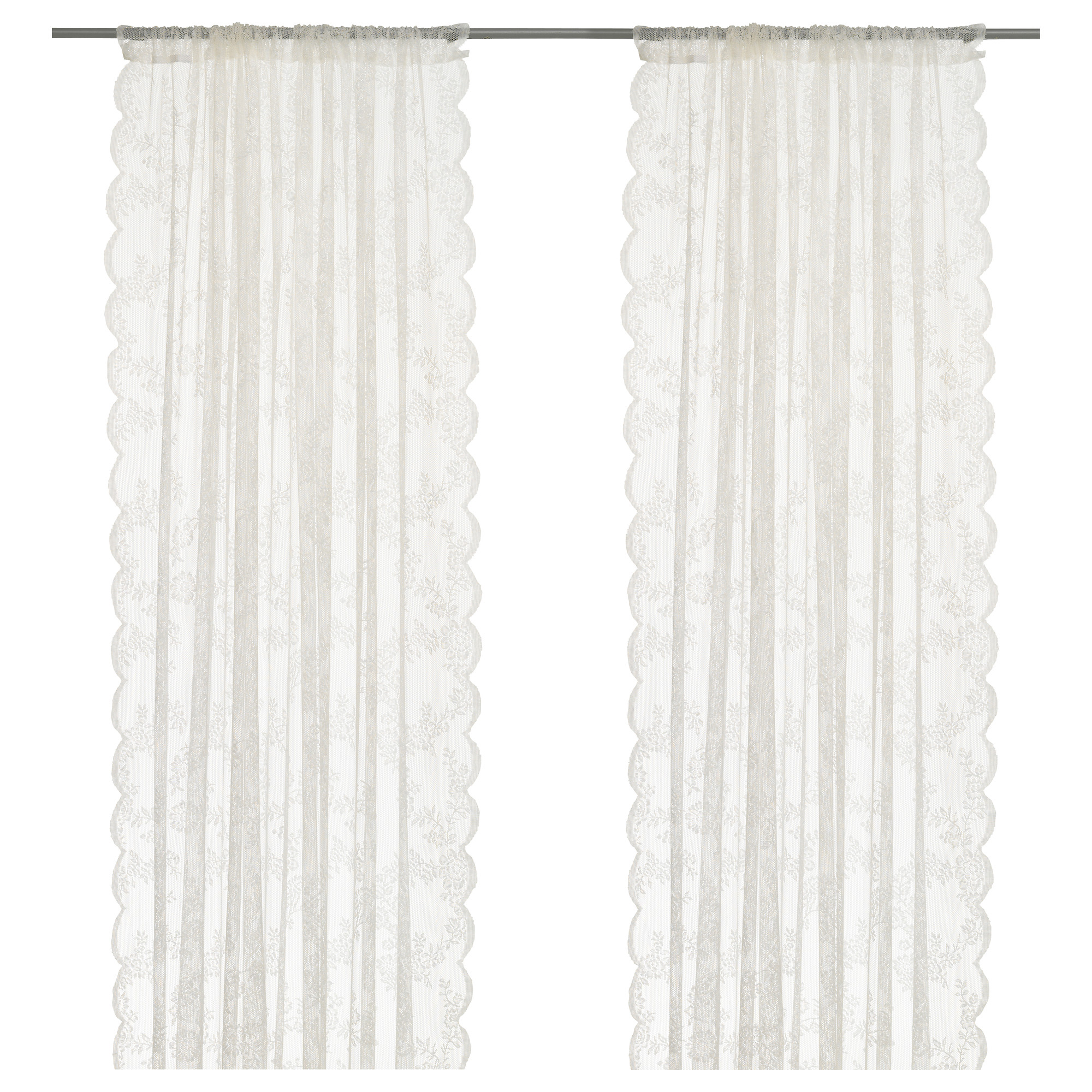 Amazing ALVINE SPETS Lace curtains, 1 pair - IKEA white lace curtains