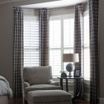 Amazing bedroom bay window curtains...Iu0027d like to hang maroon sheers in bay window curtains for living room