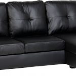 Amazing Benson Black Leather Corner Sofa black faux leather corner sofa