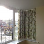 Amazing Curtain track in square bay window. square bay window curtains