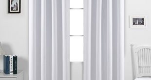 Amazing Deconovo Solid Color Blackout Curtains Room Darkening Curtains Grommet  Curtains Insulated white blackout curtains
