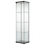 Amazing DETOLF Glass-door cabinet - black-brown - IKEA shelving units with glass doors