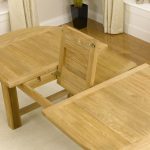 Amazing Extending Oak Dining Table And 6 Leather Chairs 2017 extending oak dining table