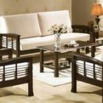 Amazing Find all types of Living room wooden sofa set. We offer highest wooden sofa set designs for small living room