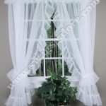Amazing Jessica Ruffled Priscilla Curtains - 54 priscilla kitchen curtains