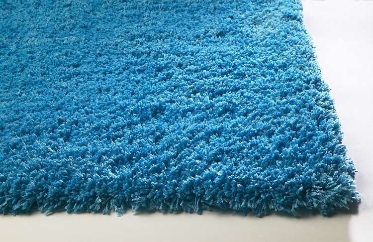 Amazing Kas Rugs Bliss Shag 1577 Highlighter Blue Area Rug blue shag rug
