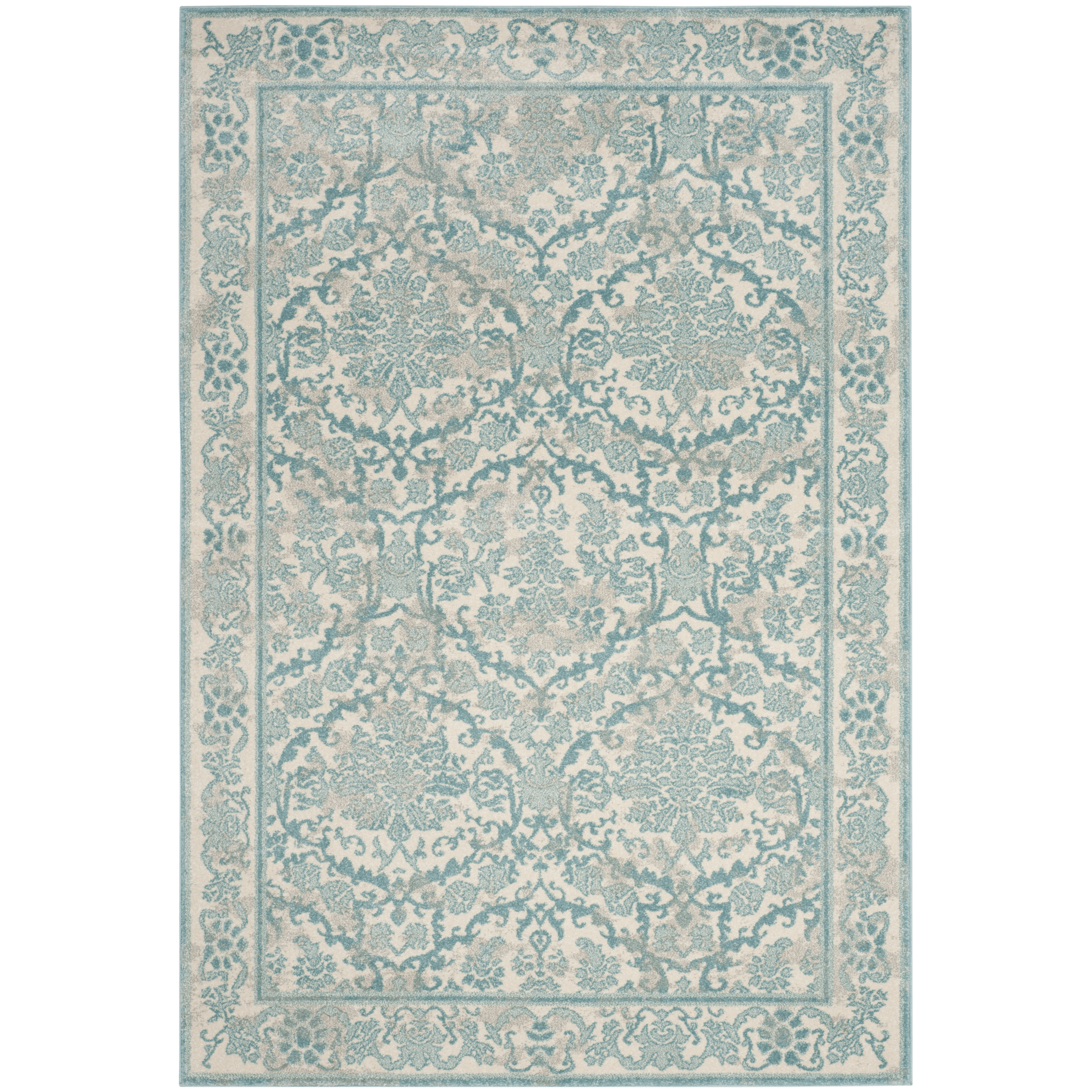 Amazing Lark Manoru0026trade; Hayley Ivory/Light Blue Area Rug light blue area rug
