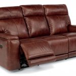 Amazing Leather Power Reclining Sofa with Power Headrests reclining leather sofa