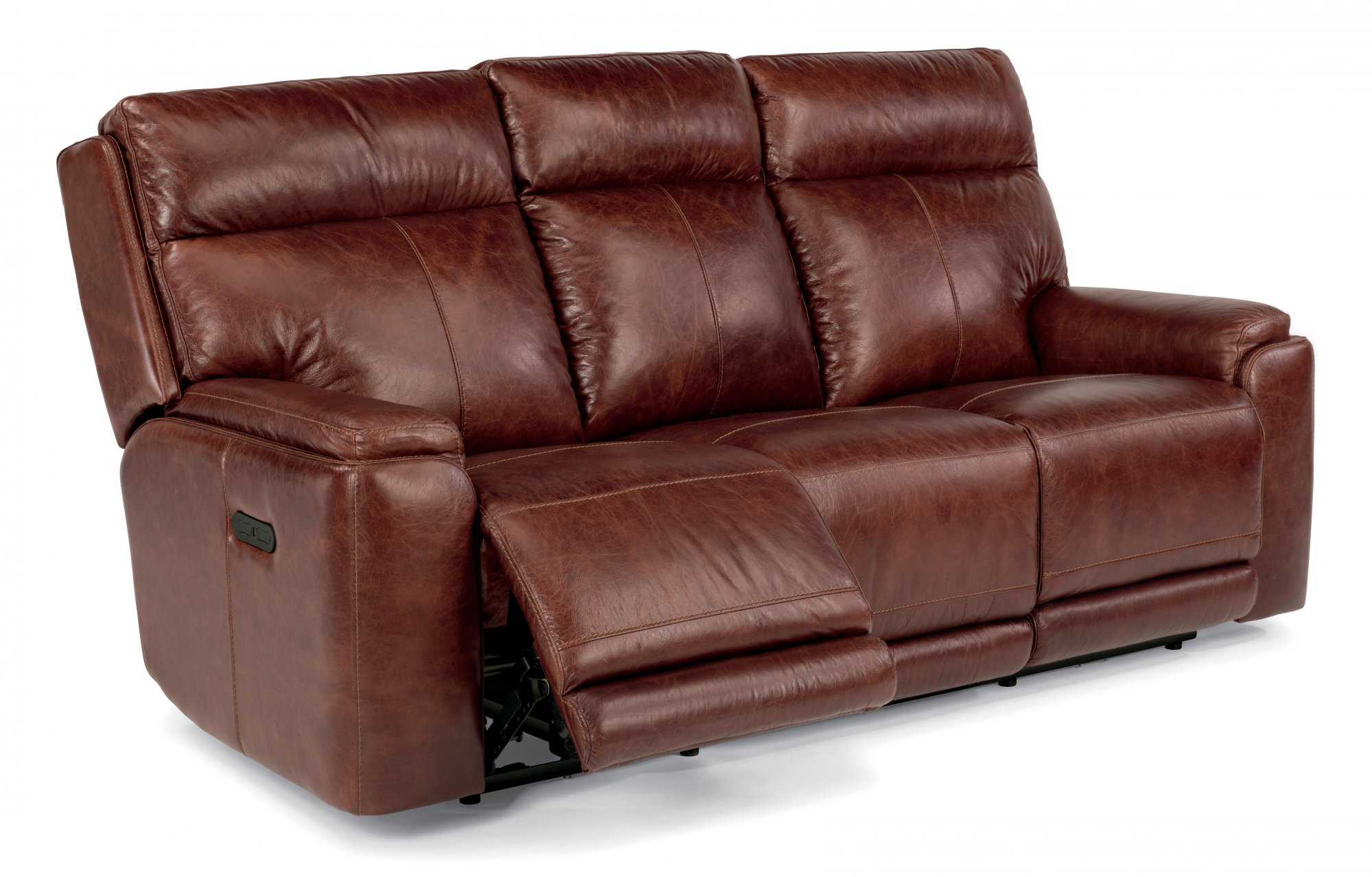 Amazing Leather Power Reclining Sofa with Power Headrests reclining leather sofa