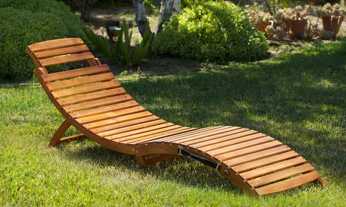 Amazing Lisbon Outdoor Wood Chaise Lounge: $89.99 for a Noble House Home Lisbon wood chaise lounge outdoor