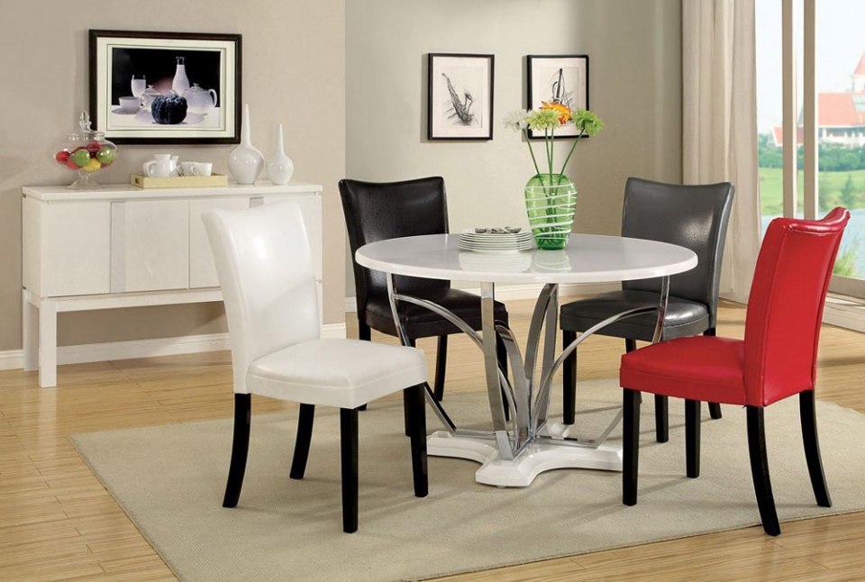Amazing ... Modern Round Dining Table Set ... modern round dining table set
