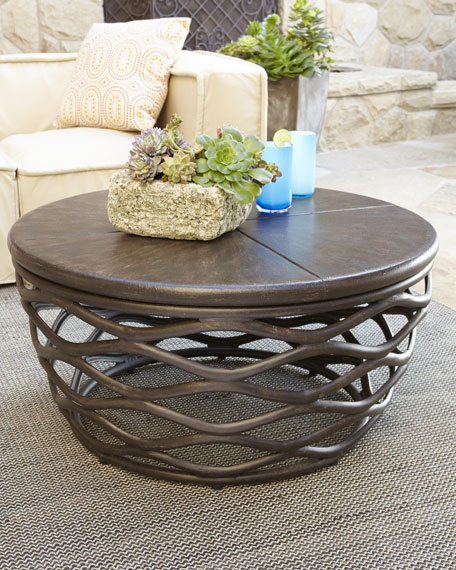 Amazing Outdoor Round Coffee Table Outdoor Furniture Coffee Table ... - Outdoor round outdoor coffee table