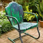 Amazing painted outdoor lawn chair painting outdoor metal furniture