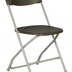 Amazing Rhino-Series™ Plastic Folding Chair - Brown #2190 plastic folding chairs