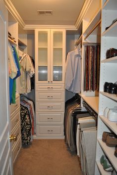 Amazing space maximizing solution for small walk-in master closet small walk in closet ideas
