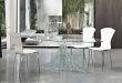 Amazing Unique glass dining table glass dining room sets