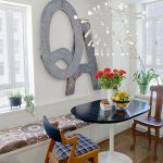 Amazing View in gallery Small dining room dea for the modern studio apartment Small small apartment dining room ideas