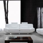 Amazing Viper Modern White Bonded Leather Sofa Set contemporary white leather sofa