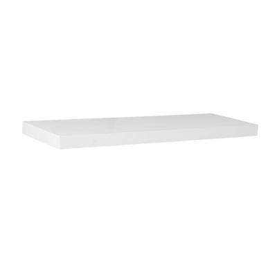 Amazing W Slim Floating White Shelf white floating shelves