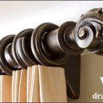 Amazing Wooden Drapery Hardware and Curtain Rods wood curtain rods
