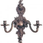 Awesome antique brass wall candle holder antique wall candle holders