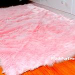 Awesome 24 pink fluffy rug