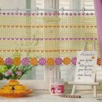 Awesome 6 crochet kitchen curtains