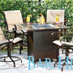 Awesome Bar Height bar height patio set