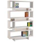 Awesome Cubic Modern White Bookcase Modern Shelving Contemporary Bookcases Eurway modern white bookshelf