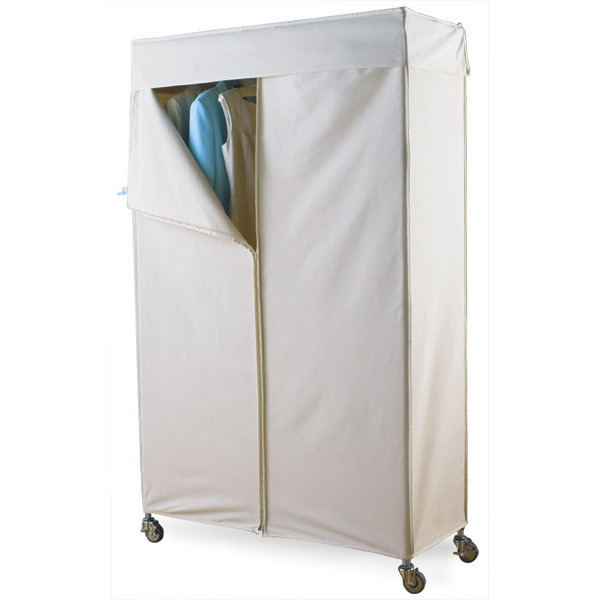 Awesome Large Cotton Canvas Cover portable wardrobe with cover