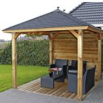 Awesome Log Cabin Lugarde Sophia Wooden Gazebo - 2.4 X 3.0m wooden patio gazebo