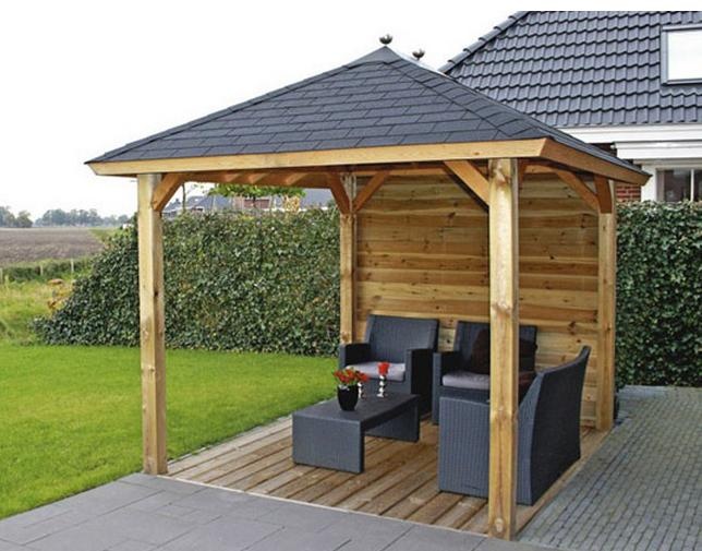 Awesome Log Cabin Lugarde Sophia Wooden Gazebo - 2.4 X 3.0m wooden patio gazebo