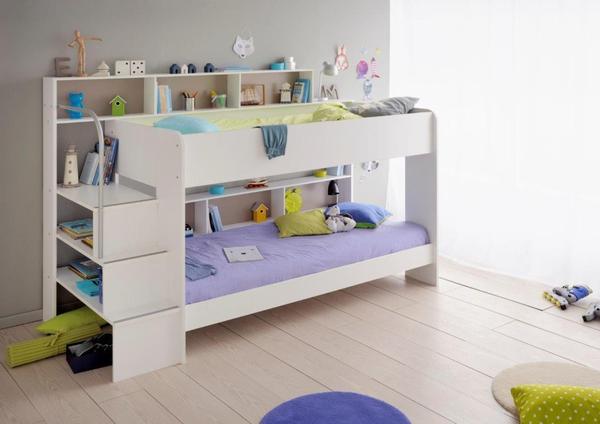 Awesome Parisot Bebop Bunk Bed in White - Childrens Funky Furniture - 1 childrens funky furniture