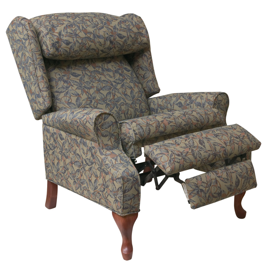 Awesome Reclining Wingback Chair Slipcovers wing back chair recliner