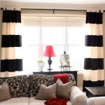 Awesome The Creative Imperative: Black and White Horizontal Striped Curtains {made  from black and white striped curtains