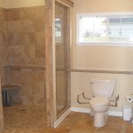Awesome This no-threshold walk-in shower was designed for an individual with  compromised walk in showers without doors
