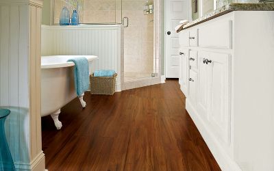 Best If you want to update your bathroom easily and affordably, install a new bathroom laminate flooring