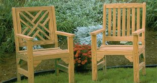 Beautiful Amish Pine Wood Chippendale Garden Chair wooden garden chairs