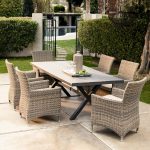 Beautiful Belham Living Devon All Weather Wicker Sofa Sectional Patio Dining Set - outdoor furniture dining sets