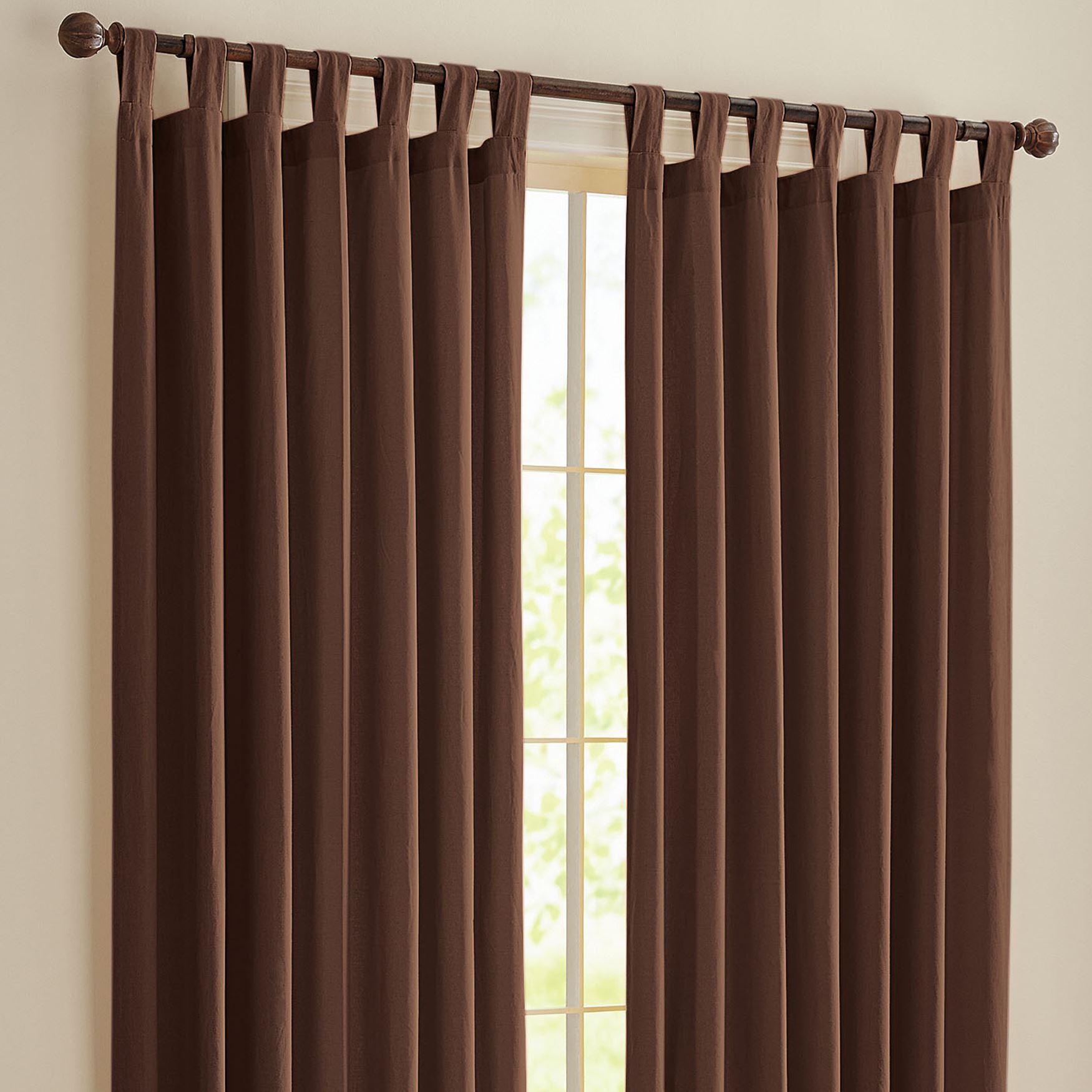 Beautiful BrylaneHome® Studio Canvas Tab Top Curtain | Curtains u0026 Drapes | Brylanehome tab top curtains