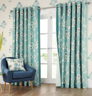 Beautiful Buy Retro Floral Print Eyelet Curtains online today at Next: Belgium next retro floral curtains