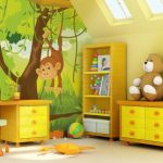 Beautiful Cute Jungle Themed Bedroom for Kids childrens themed bedrooms