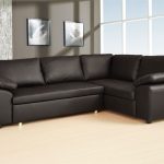 Beautiful enzo right hand bonded leather corner sofa u0026 sofabed with storage black black leather corner sofa bed