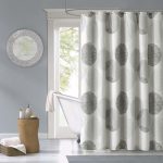Beautiful Essentials Knowles Microfiber Shower Curtain cool shower curtains for men