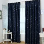 Beautiful Navy Star Kids Blackout Curtains | Blue Curtains blackout curtains for kids bedroom