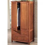Beautiful teakwood_2_door_2_drawer_wardrobe wooden wardrobe with drawers