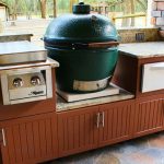 Beautiful Weatherproof Polymer Cabinetry in Southwest Florida Outdoor Kitchen -  Naples, Fl weatherproof cabinets for outdoor kitchen