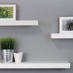 Beautiful white_floating_ledge white floating shelves